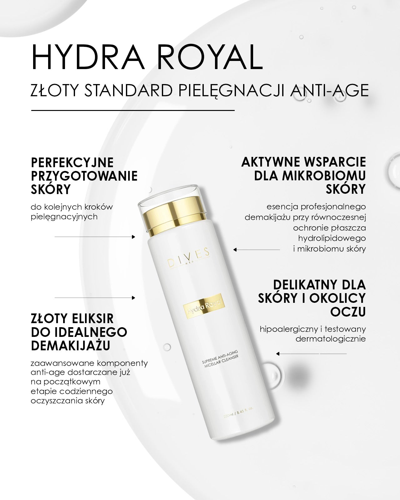 HYDRA ROYAL - EXCLUSIVE REVITALIZING MICELLAR CLEANSER